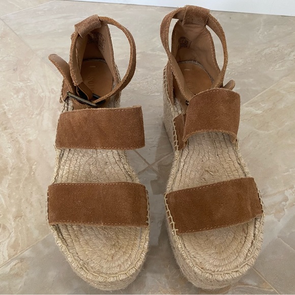 Soludos Palma platform sandal in walnut - Picture 2 of 6